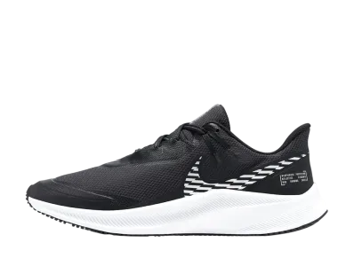 ナイキ クエスト3 シールド "ブラック/ダークスモークグレー/ホワイト/メタリックシルバー"