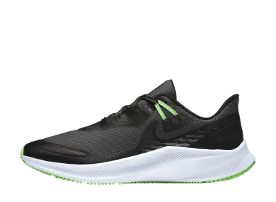 ナイキ クエスト3 シールド "ブラック/オブシディアンミスト/ポイズングリーン/ブラック"