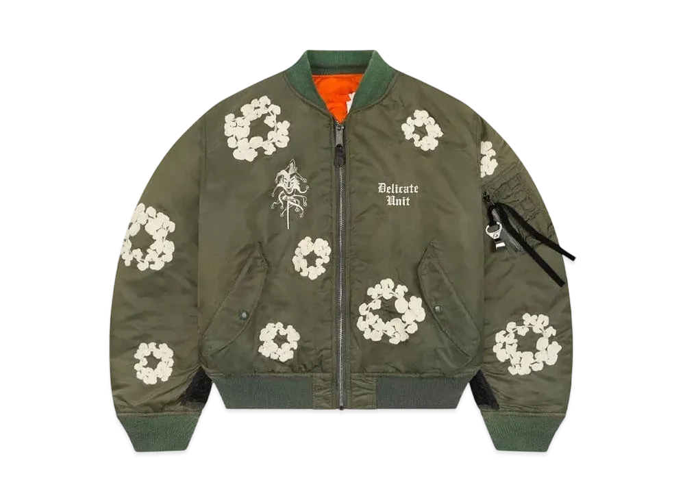 DENIM TEARS x Delicate Unit Bomber Jacket 