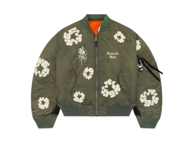 DENIM TEARS x Delicate Unit Bomber Jacket "Green"