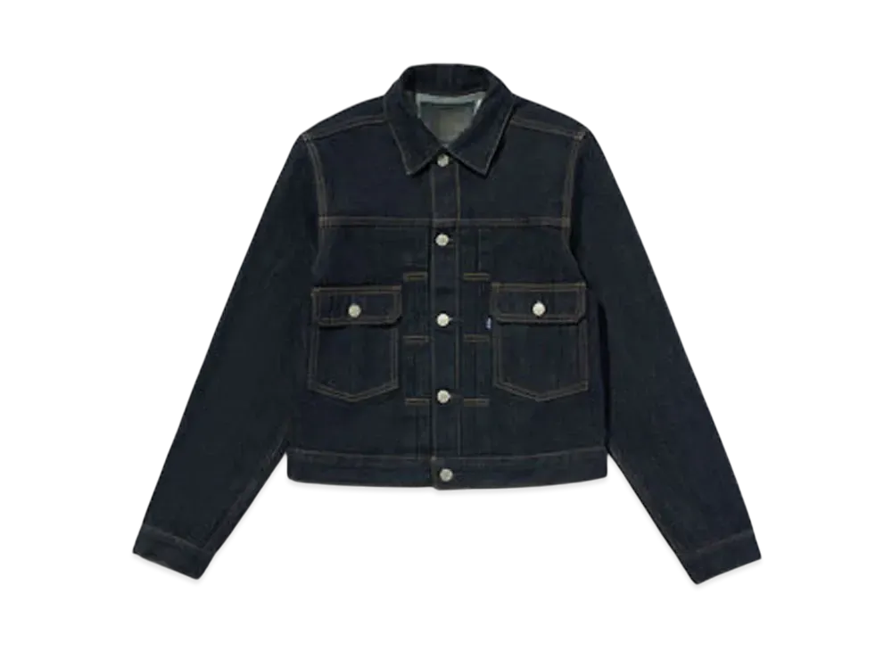 LEVI'S Blue Tab Type 2 Trucker Jacket Made of Japan "Dark Indigo"