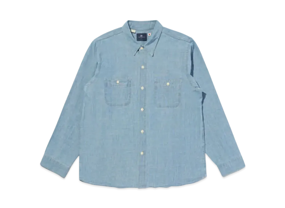 LEVI'S Blue Tab Chambray Work Shirt "Light Indigo"