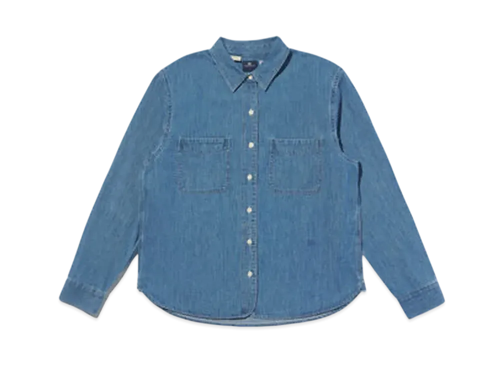 LEVI'S Blue Tab Denim Utility Shirt "Medium Indigo"