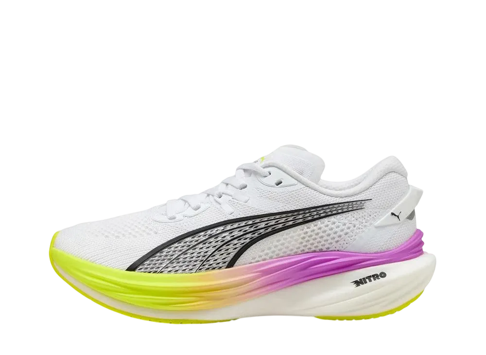 Puma Women's Deviate Nitro 3 "Puma White/Pure Magenta"