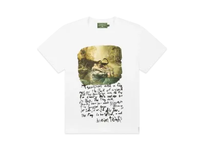 DENIM TEARS The Frog and Scorpion Fable Tee "White"