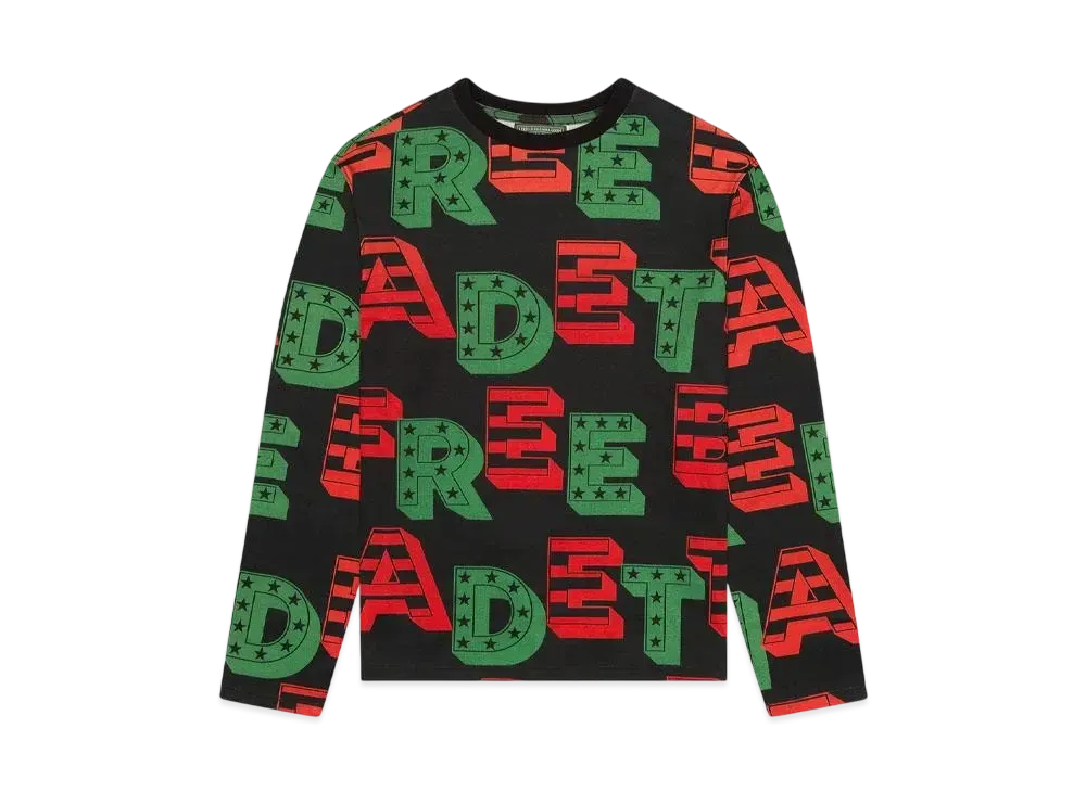 DENIM TEARS LS Free Bernadette Tee "Multi"