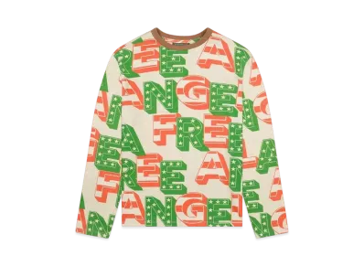 DENIM TEARS LS Free Angela Tee "Multi"