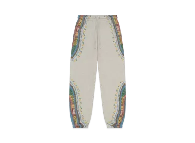 DENIM TEARS Dashiki Trompe L'oeil Sweatpants "Grey"