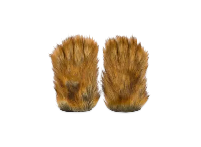 DENIM TEARS Up North Gloves "Brown"