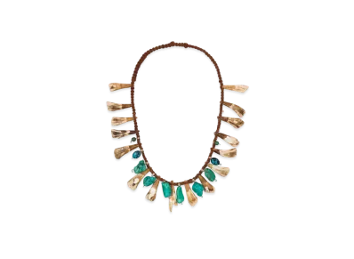 DENIM TEARS Homecoming Cow Tooth Necklace "Multi"