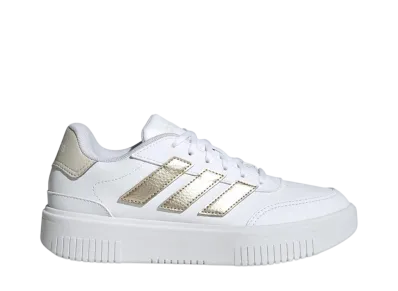 adidas Women's Courtblock "Cloud White/Cyber Metallic/Orbit Grey"