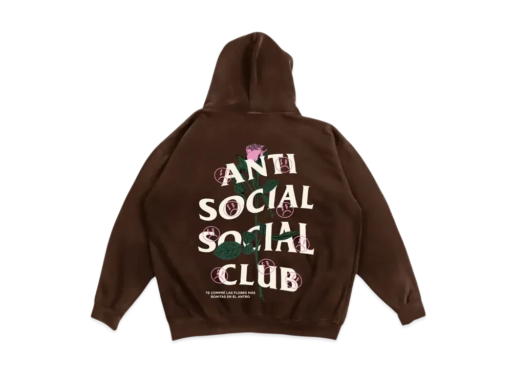 ANTI SOCIAL SOCIAL CLUB x Sad Boys Season2 Fin De Semana Hoodie "Brown"