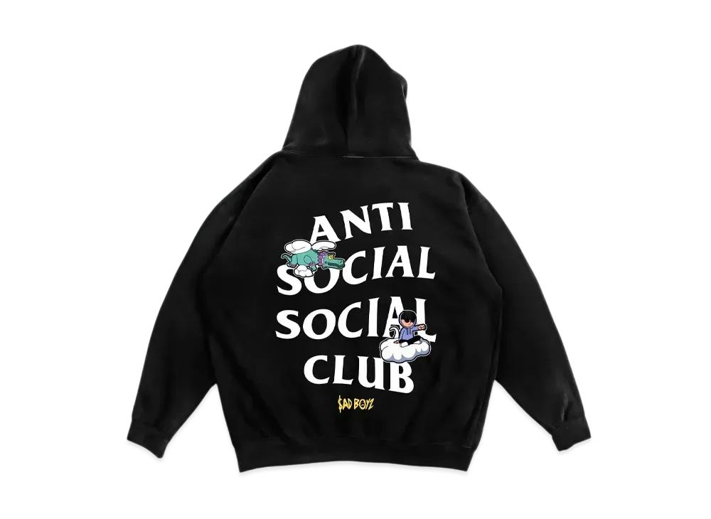 ANTI SOCIAL SOCIAL CLUB x Sad Boys Season2 Musica Hoodie "Black"