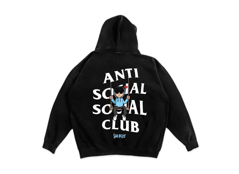 ANTI SOCIAL SOCIAL CLUB x Sad Boys Season2 Swing Hoodie "Black"