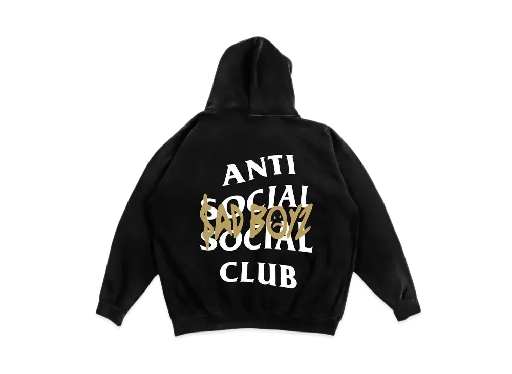 ANTI SOCIAL SOCIAL CLUB x Sad Boys Season2 Sad Boyz Hoodie "Black"