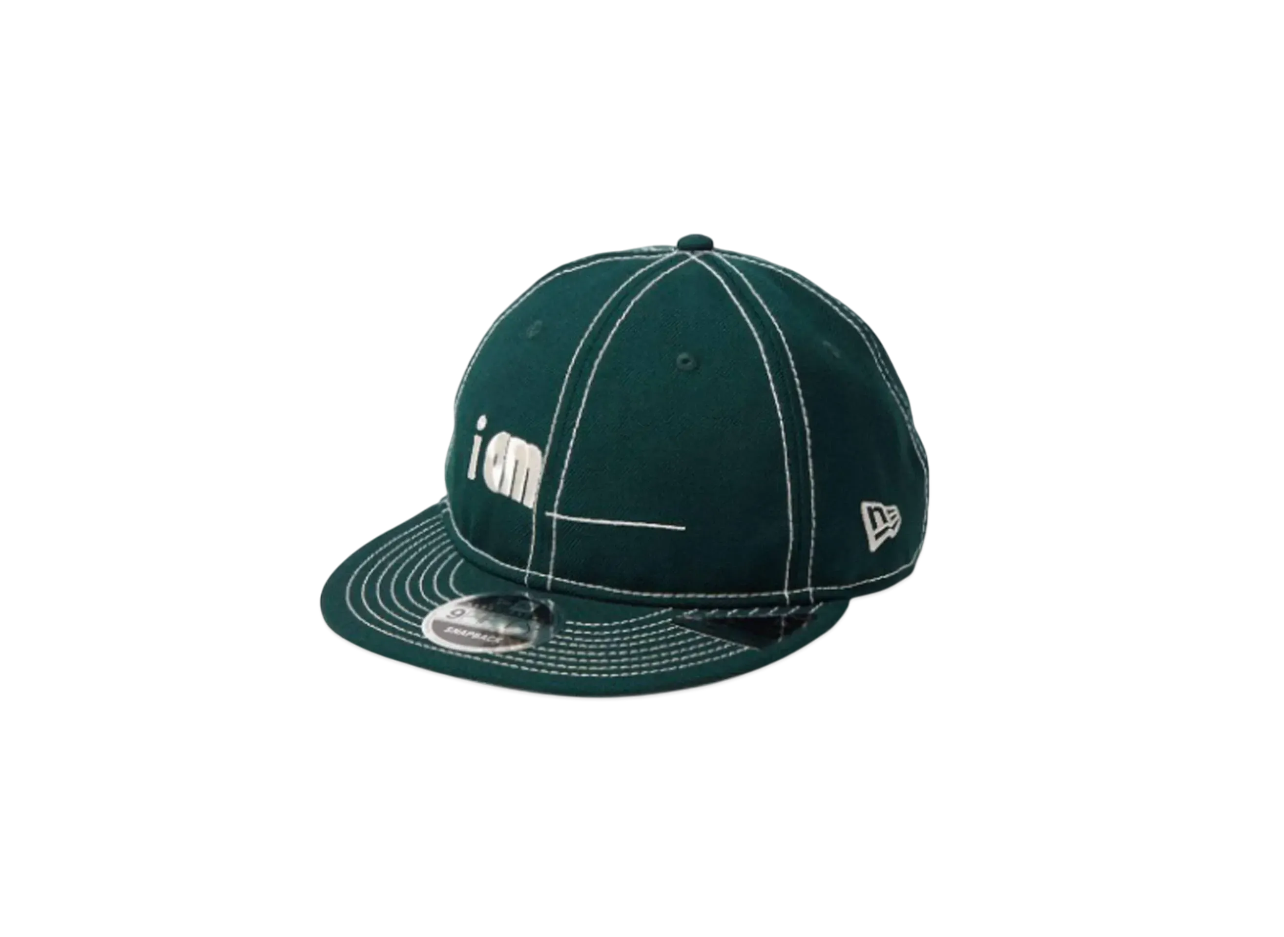 NEW ERA x MIYUKI ARIHARA RC 9Fifty Flat Visor i am Wool "Dark Green"