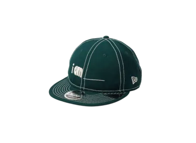 NEW ERA x MIYUKI ARIHARA RC 9Fifty Flat Visor i am Wool "Dark Green"