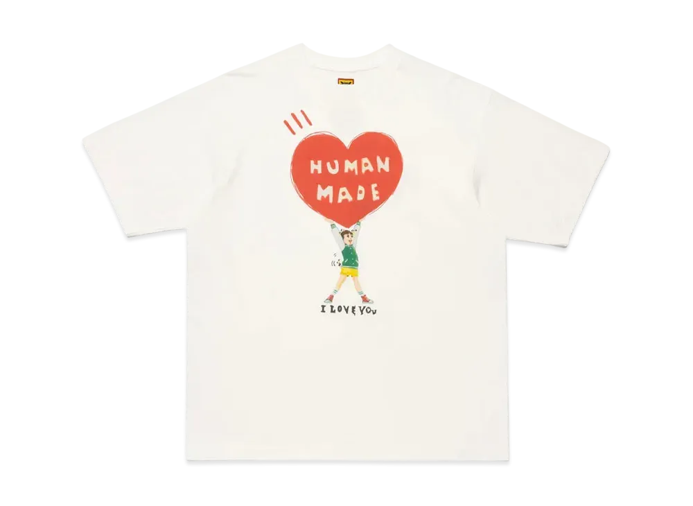 HUMAN MADE Keiko Sootome T-Shirt Side A "White" XX29TE008