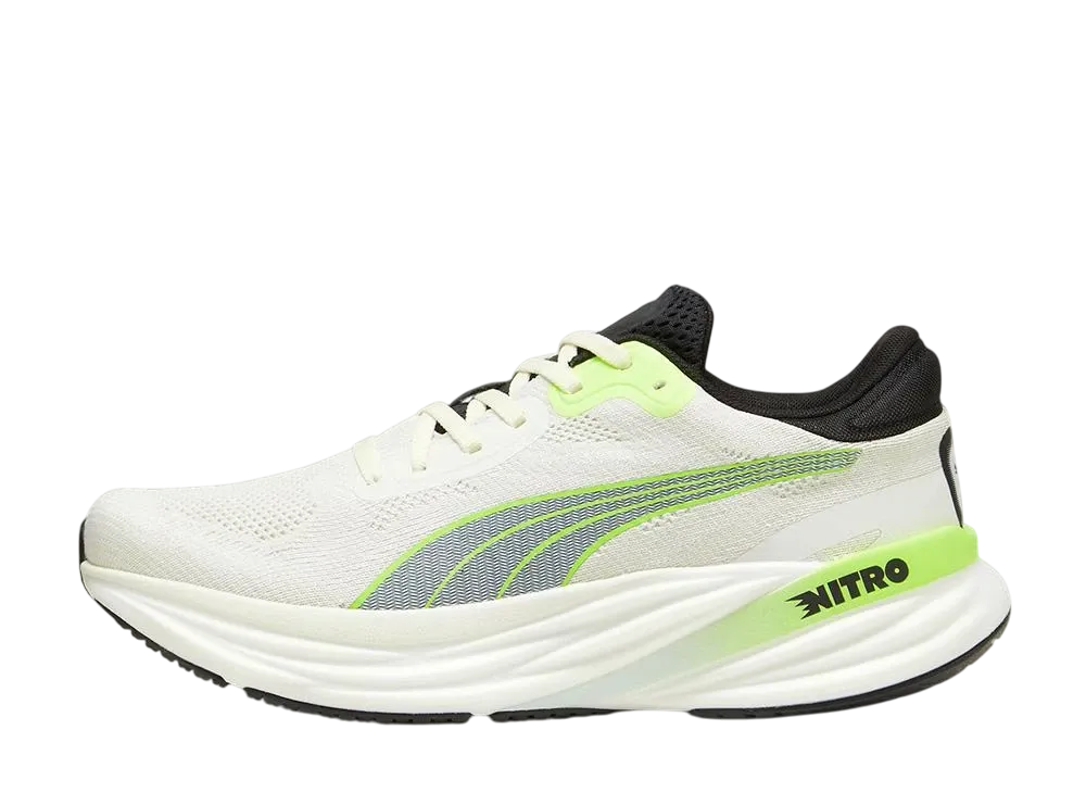 プーマ マグニファイ ニトロ2 "ヴェイパーグレー/フィジーアップル/ニトロブルー"