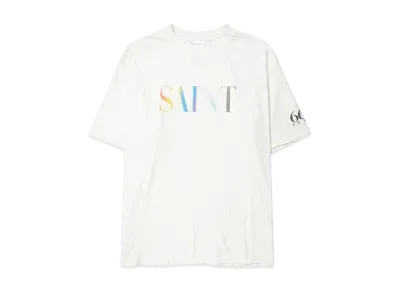 SAINT Mxxxxxx SS Tee_Rainbow Saint "White"