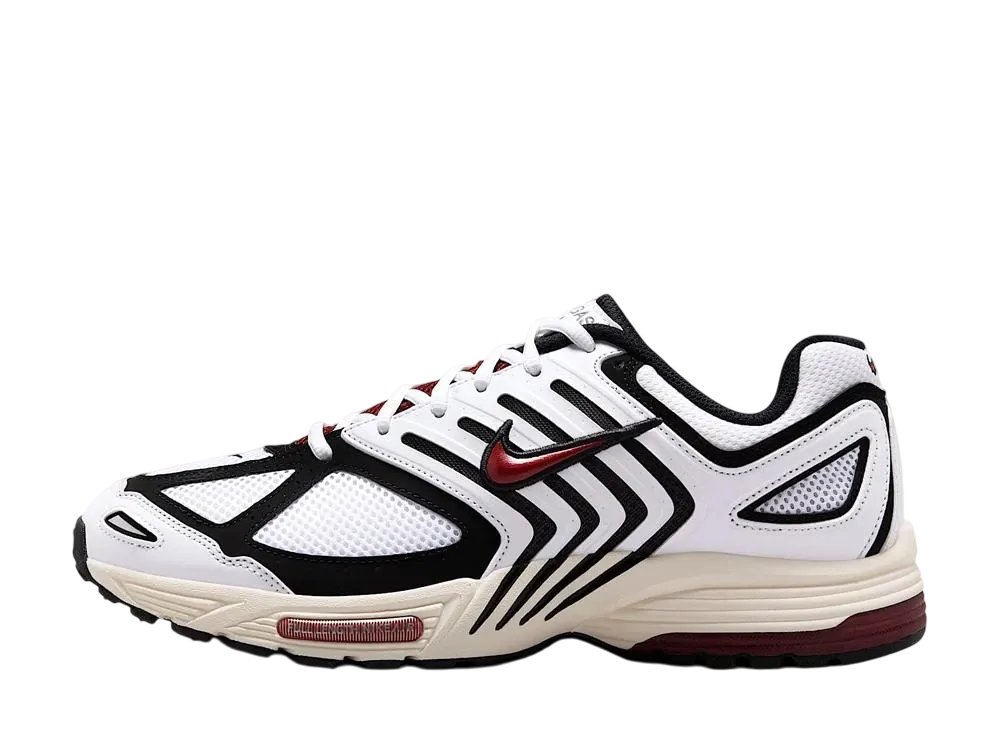 Nike Air Pegasus 2005 "White/Pale Ivory/Metallic Silver/Dark Team Red"