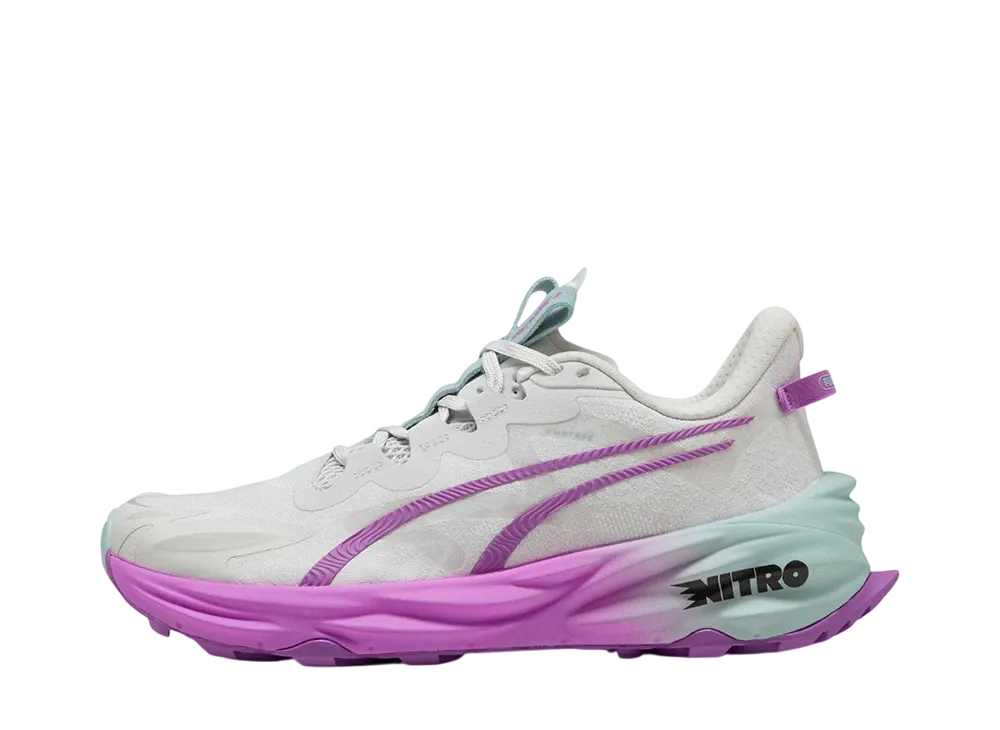 Puma Women's Fast-Trac Nitro 3 "Feather Gray/Pure Magenta/Modern Mint"