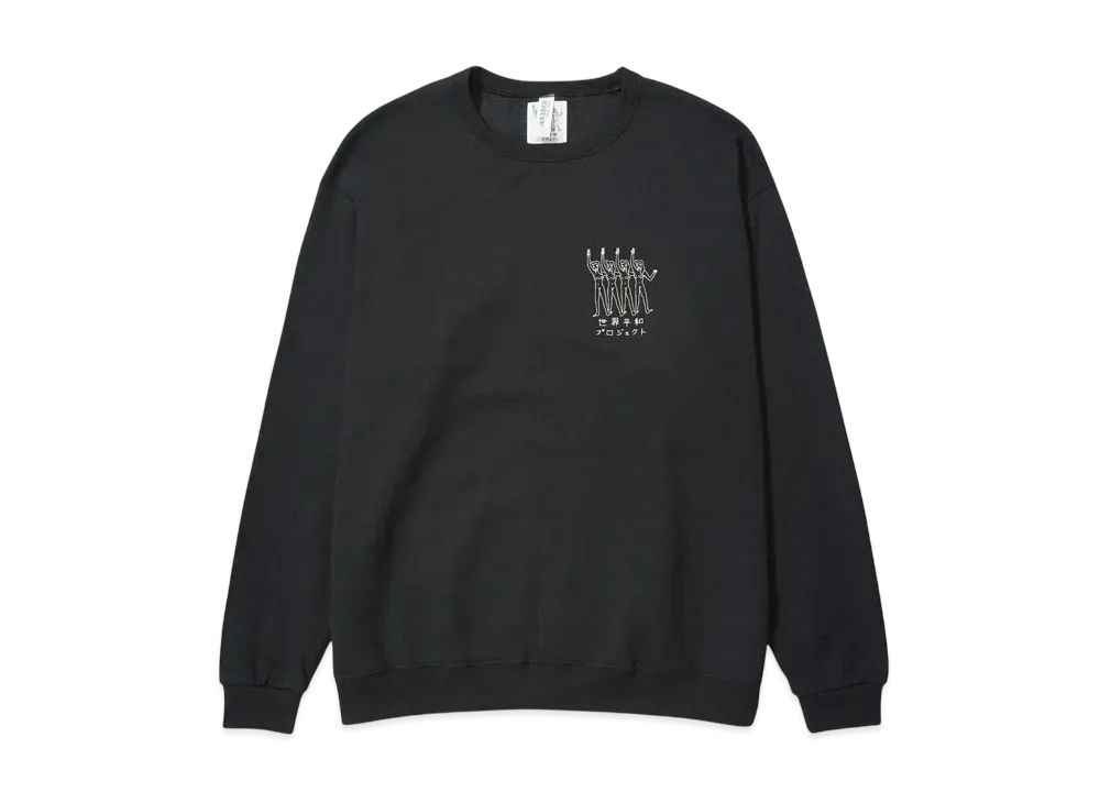 WACKOMARIA 世界平和プロジェクトSWEAT SHIRT WACKO MARIA/世界平和プロジェクト / SWEAT SHIRT（BLACK