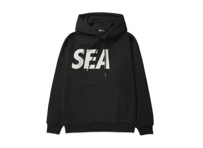 WIND AND SEA Straight Hooded Sweatshirt "Black"