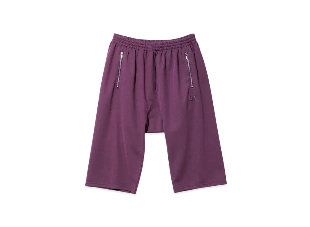 NEEDLES Cropped Sarouel Track Pant - Poly Smooth "Purple"