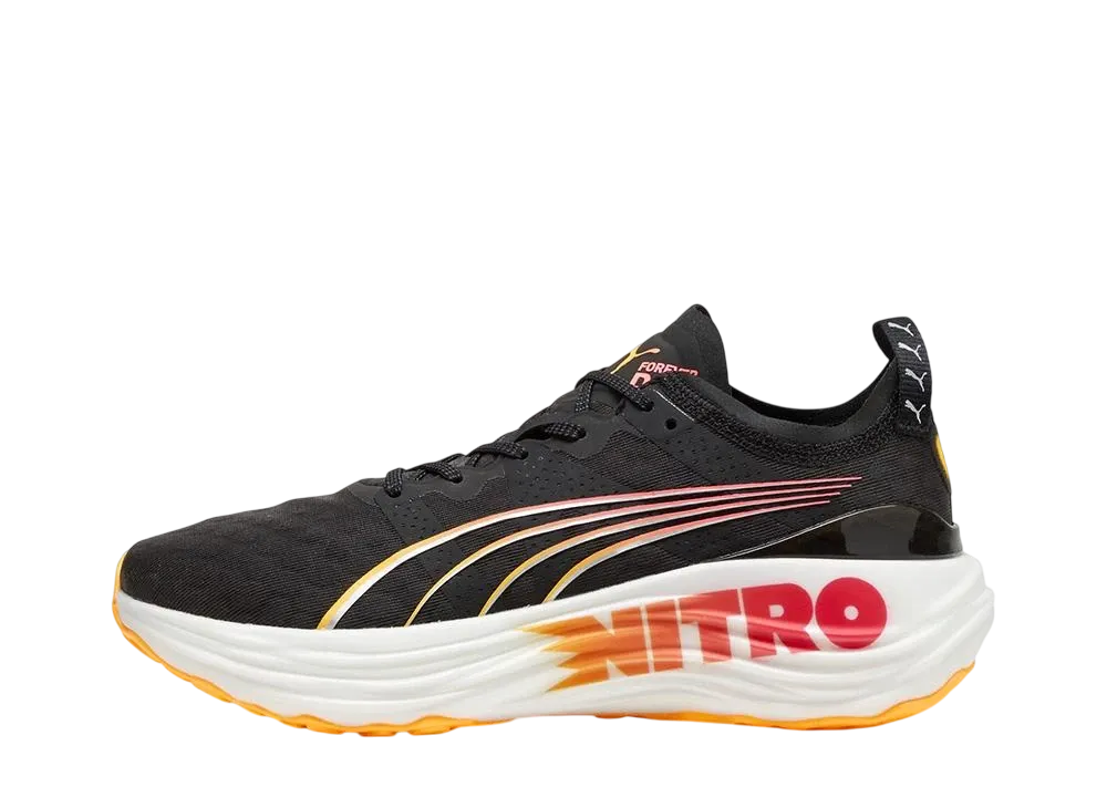 Puma Women's Forever Run Nitro "Puma Black/Sun Stream/Sunset Glow"
