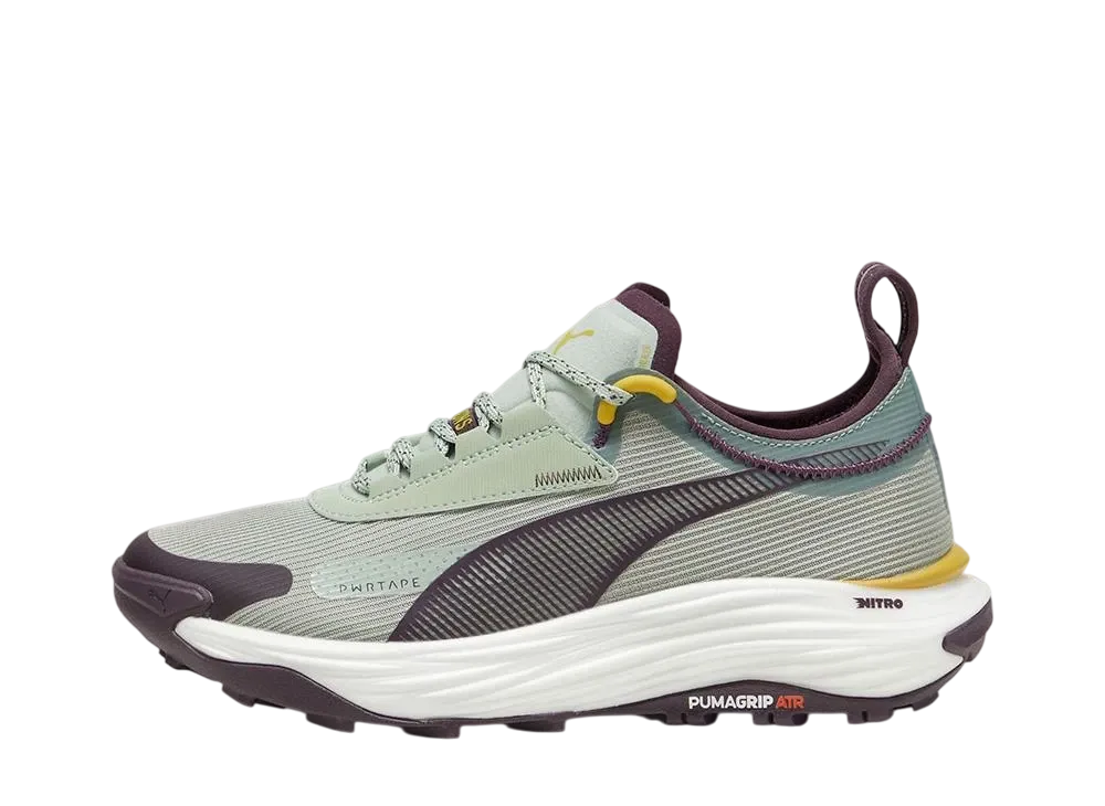 プーマ ウィメンズ ヴォヤージュ ニトロ3 "グリーンフォグ/ミッドナイトプラム/ゴールデンフォグ"