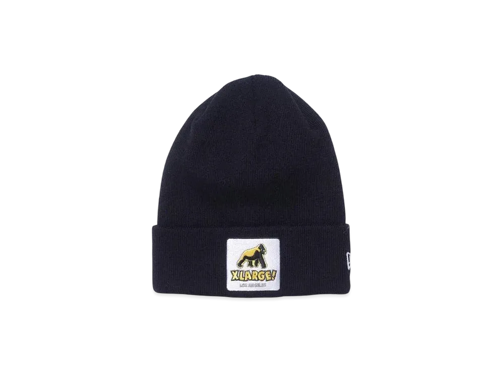 XLARGE x NEW ERA WALKING APE CUFF BEANIE "Black"