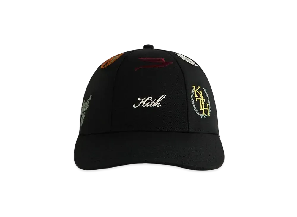 Kith Cotton Twill All-Over Patch Cricket Cap "Black"