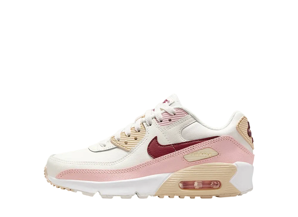 ナイキ GS エアマックス90 "ファントム/エコーピンク/セイル/ダークチームレッド" (キッズ)