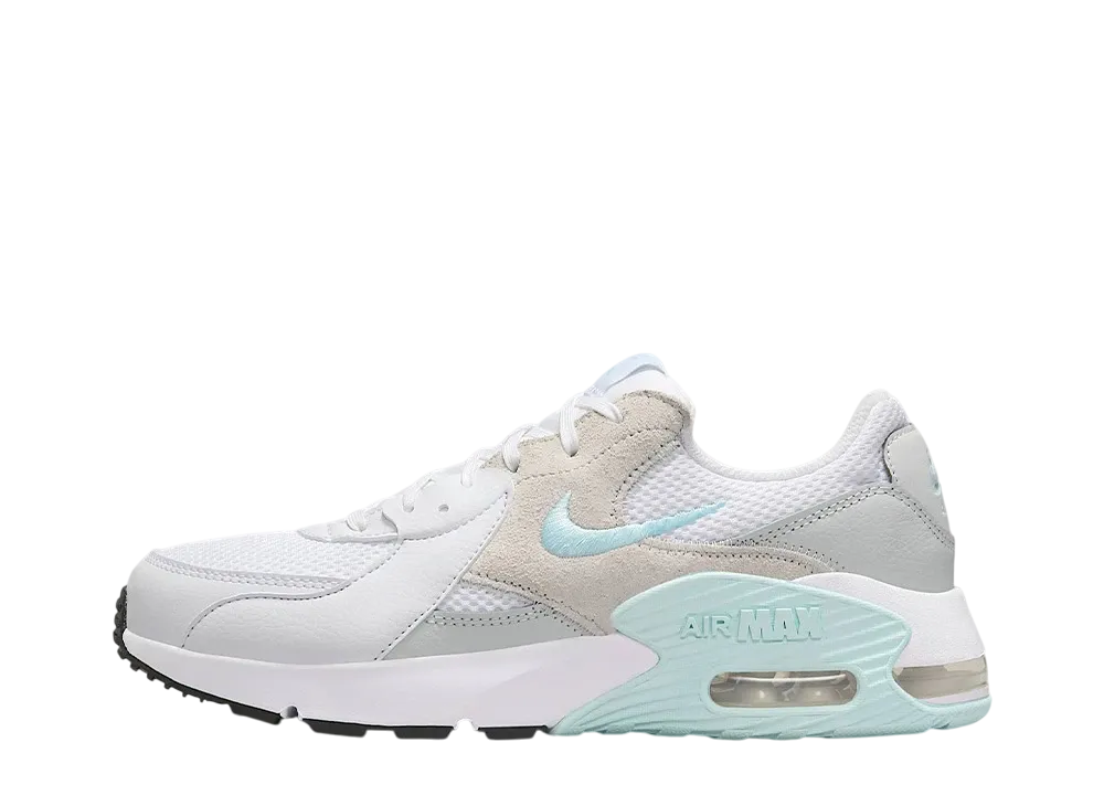 ナイキ ウィメンズ エアマックス エクシー "ホワイト/フォトンダスト/ブラック/グレイシャーブルー"