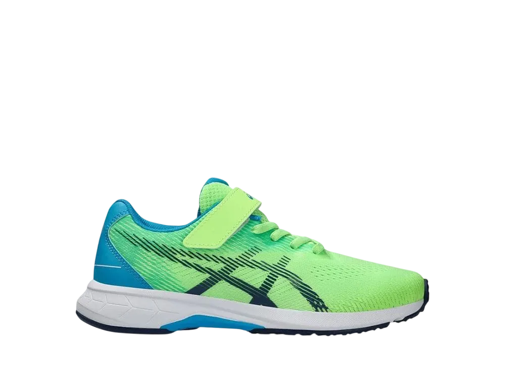 アシックス GS レーザービーム RJ-MG-B "ライトグリーン/ネイビーブルー" (キッズ)