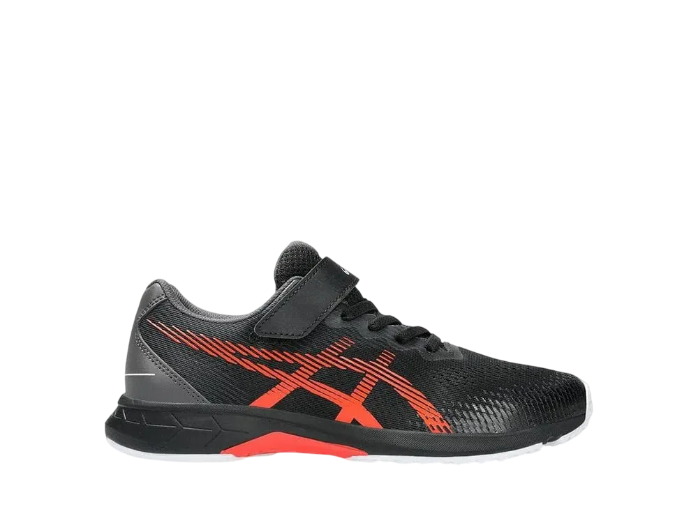 アシックス GS レーザービーム RJ-MG-BW "ブラック/オレンジ" (キッズ)