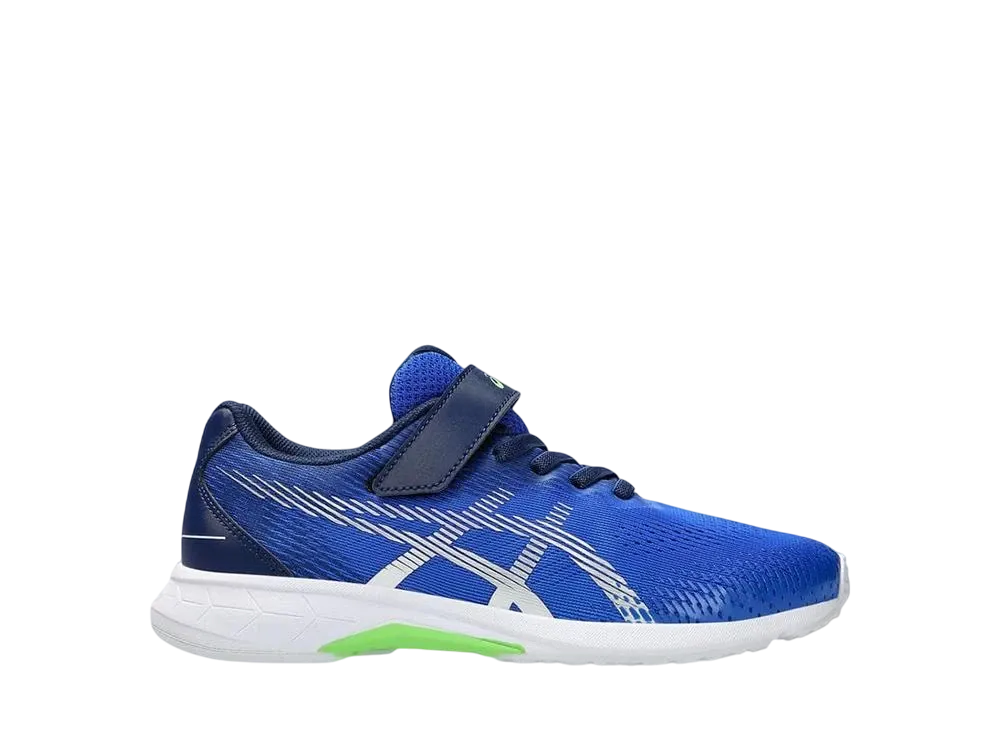 アシックス GS レーザービーム RJ-MG-BW "ブルー/シルバー" (キッズ)
