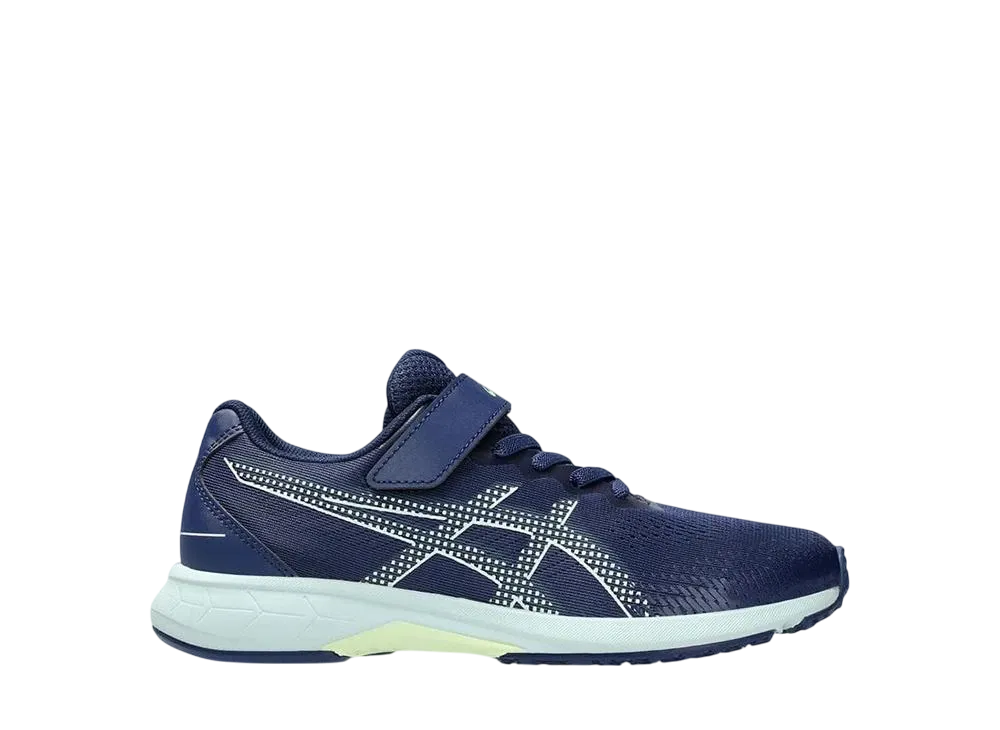 アシックス GS レーザービーム RJ-MG-G "ネイビーブルー/ライトイエロー" (キッズ)