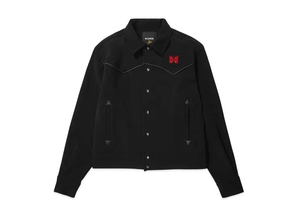 WILDSIDE Yohji Yamamoto x Needles Piping Cowboy Jacket "Black"