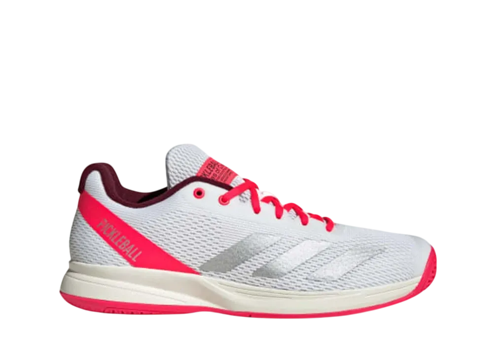 アディダス ピックルボール "クラウドホワイト/シルバーメタリック/ルシッドレッド"