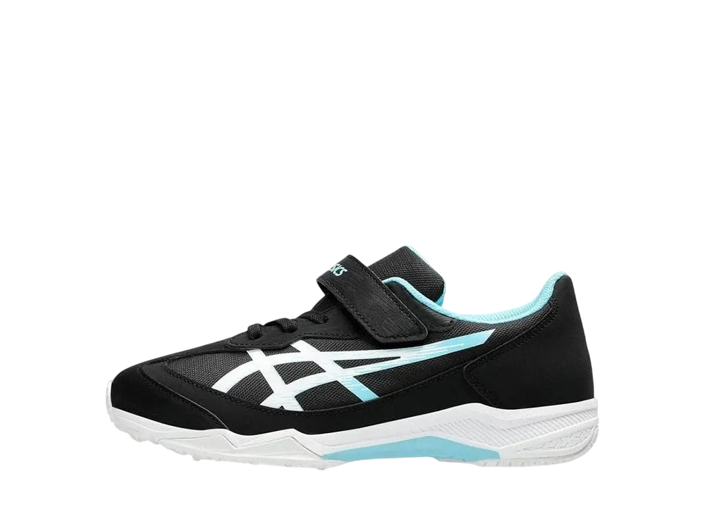 アシックス GS レーザービーム SJ-MG-W "ブラック/ライトブルー" (キッズ)