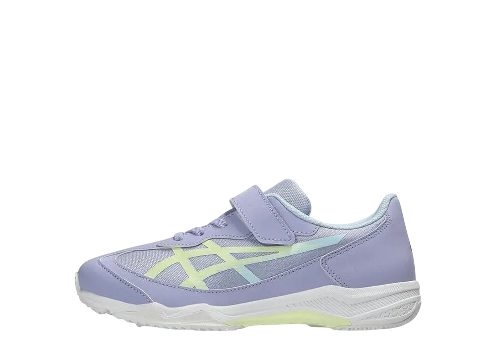 アシックス GS レーザービーム SJ-MG-W "ラベンダー/ソフトイエロー" (キッズ)
