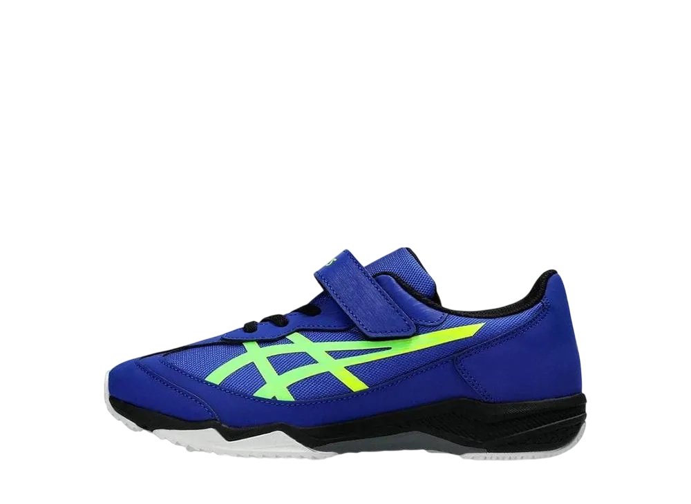 アシックス GS レーザービーム SJ-MG-W "ブルー/ネオングリーン" (キッズ)