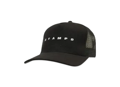 STAMPD Strike Logo Trucker Hat "BLACK"