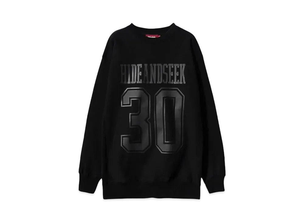 Hide and Seek No 30 Sweat Shirt "BLACK/BLACK"
