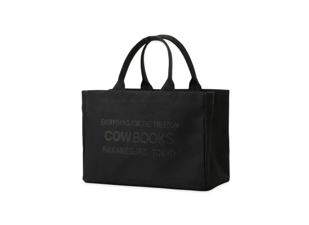 WILDSIDE Yohji Yamamoto x COW BOOKS Container Tote Small "Black"