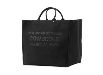 WILDSIDE Yohji Yamamoto x COW BOOKS Container Tote Big "Black"