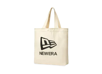 NEW ERA Light Tote Bag 14L Flag Logo "Ivory"