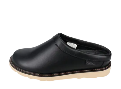 Schott Leather Clog "Black"